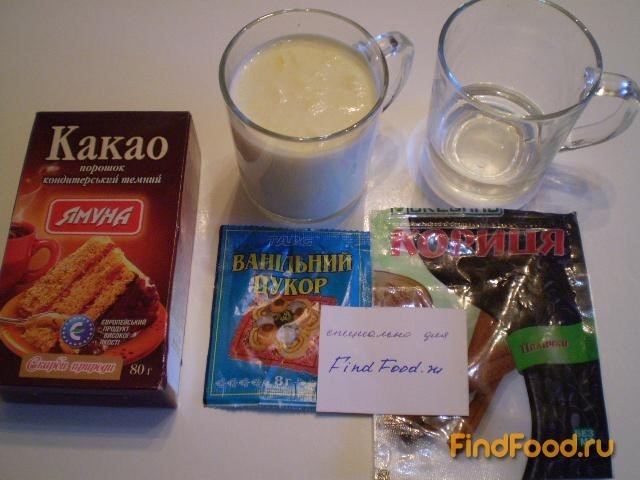 Какао с корицей и ванильным сахаром рецепт с фото 1-го шага 