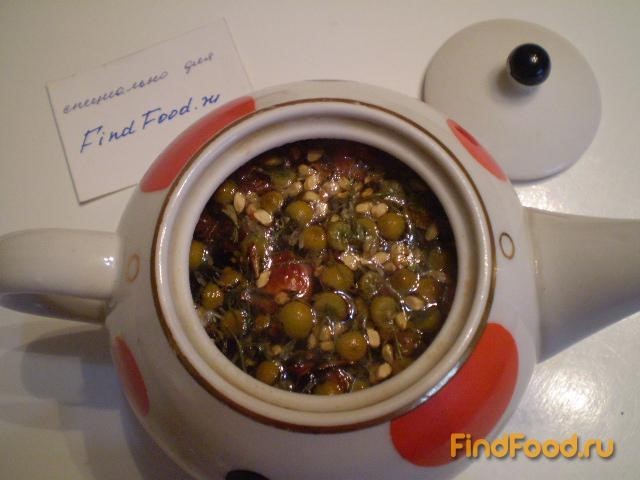 Чай шиповниковый с ромашкой и рябиной рецепт с фото 4-го шага 