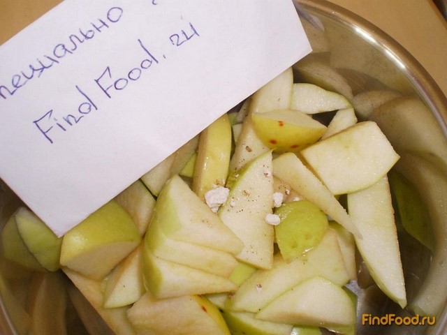Яблочно-ванильный компот рецепт с фото 2-го шага 