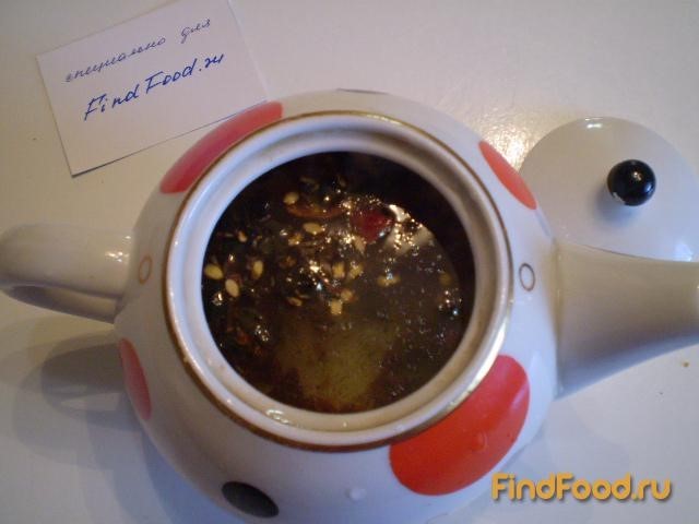 Чай с шиповником и апельсиновой цедрой рецепт с фото 4-го шага 