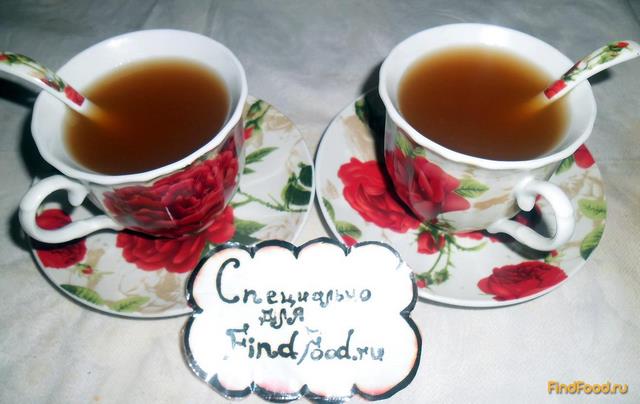 Витаминный чай с соком рецепт с фото 4-го шага 