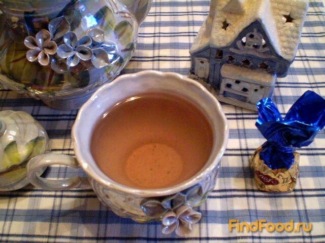 Мятно-имбирный чай с калиной рецепт с фото 4-го шага 