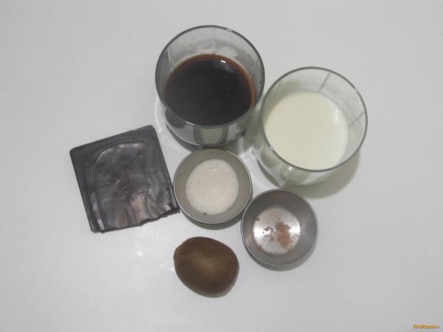 Смузи шоколадно-кофейный рецепт с фото 1-го шага 