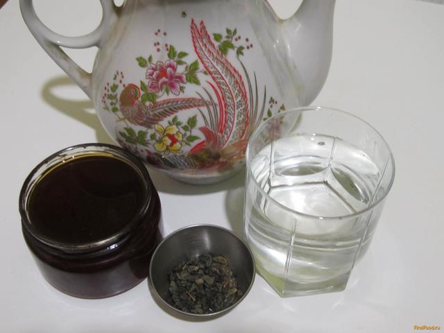 Чай зеленый мятный рецепт с фото 1-го шага 