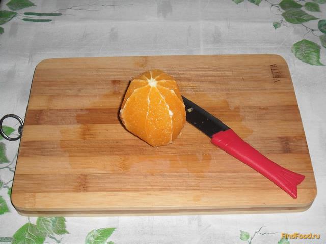 Компот с апельсином и яблоками рецепт с фото 1-го шага 