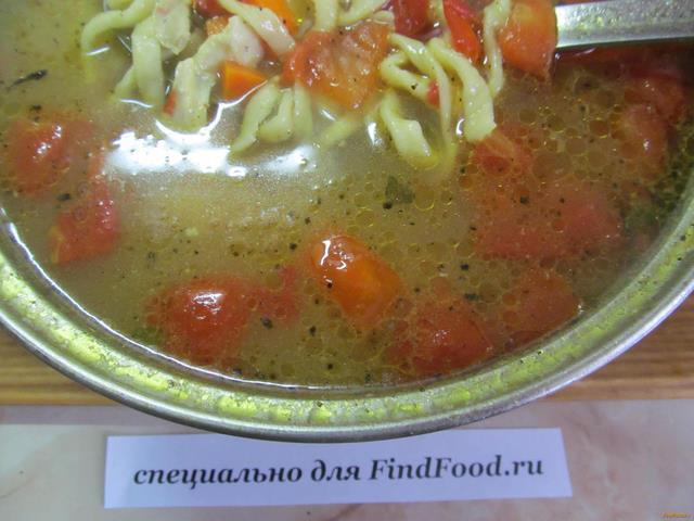 Суп из овощей и домашней лапшой рецепт с фото 11-го шага 