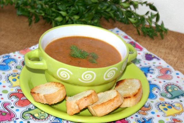 Фасолевый суп-пюре рецепт с фото 12-го шага 
