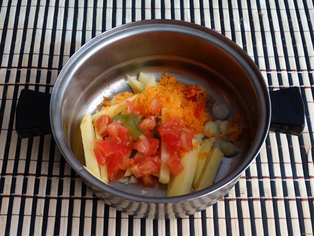 Овощной суп с кус-кусом рецепт с фото 4-го шага 