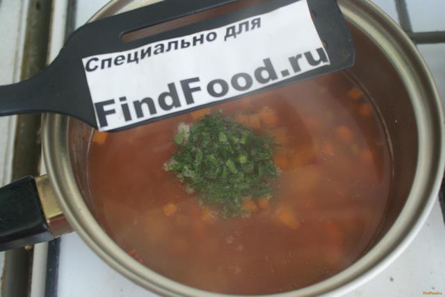 Суп на курином бульоне со свеклой рецепт с фото 4-го шага 