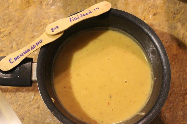 Суп-пюре из чечевицы с яблоком рецепт с фото 6-го шага 