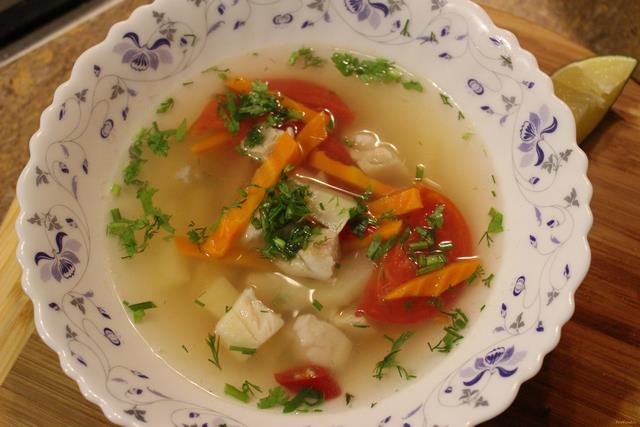 Острый рыбный суп рецепт с фото 6-го шага 