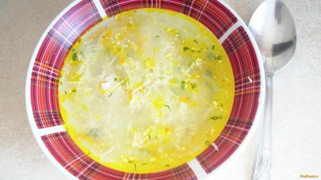 Овощной суп с курицей и яйцом рецепт с фото 11-го шага 