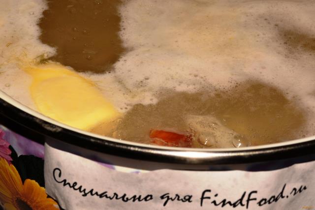 Чешский чесночный суп Чеснечка рецепт с фото 6-го шага 