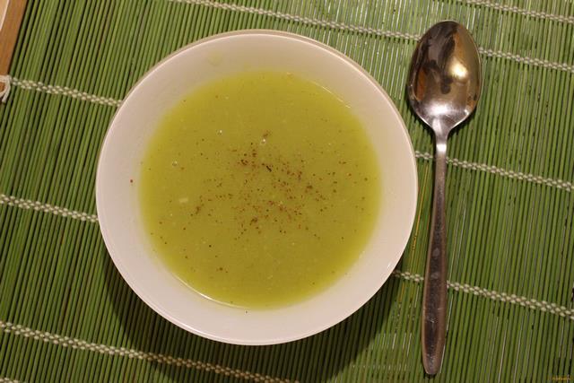 Суп-пюре с сушеным зеленым горохом рецепт с фото 6-го шага 