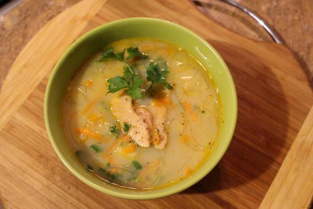 Рыбный суп с фунчозой рецепт с фото 9-го шага 
