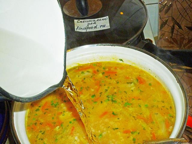 Рисовый суп с капустой и фасолью рецепт с фото 16-го шага 