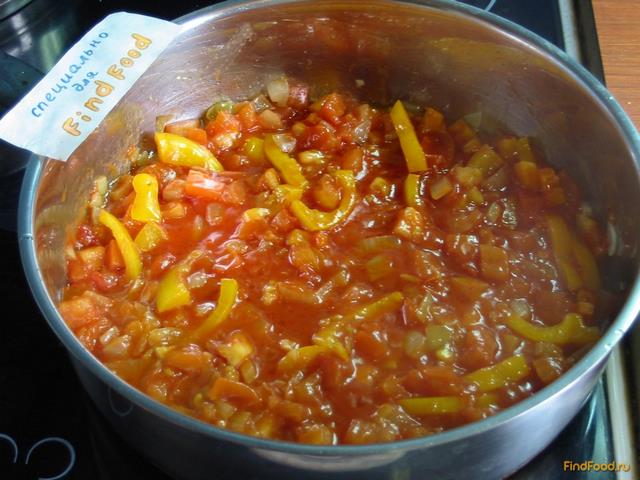 Фасолевый суп с помидорами и перцем рецепт с фото 8-го шага 