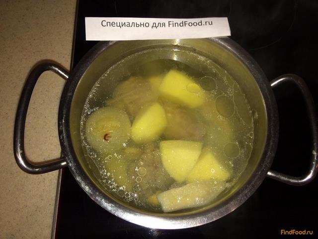 Суп из зеленого горошка рецепт с фото 3-го шага 