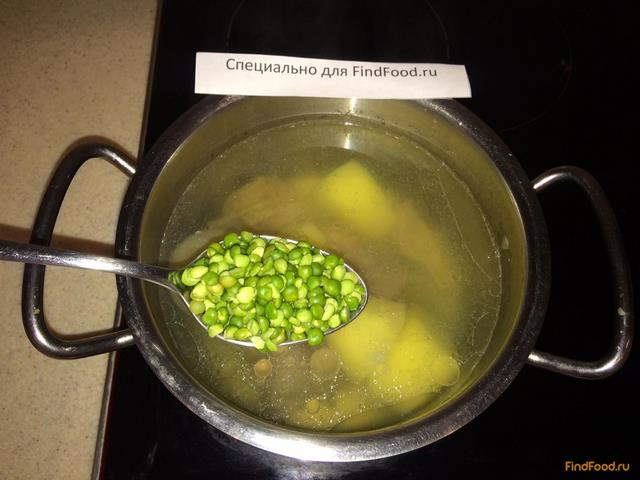 Суп из зеленого горошка рецепт с фото 4-го шага 