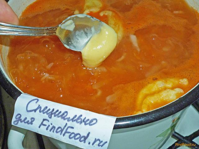 Томатный суп с клецками рецепт с фото 13-го шага 
