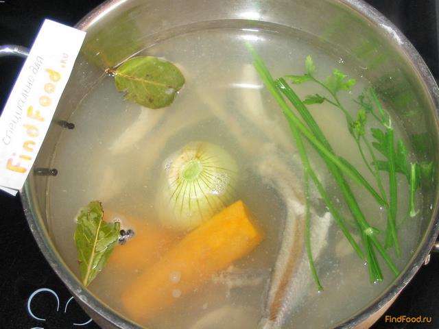 Рыбный суп из путассу рецепт с фото 2-го шага 