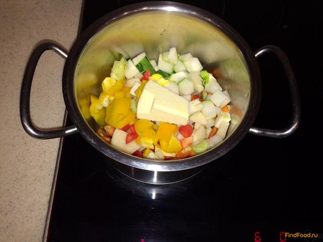 Овощной суп пюре с острым перцем рецепт с фото 3-го шага 