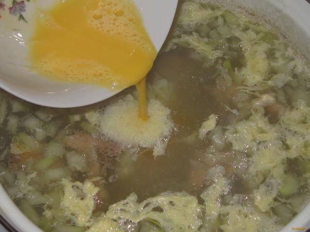 Куриный суп со щавелем и яйцом рецепт с фото 9-го шага 