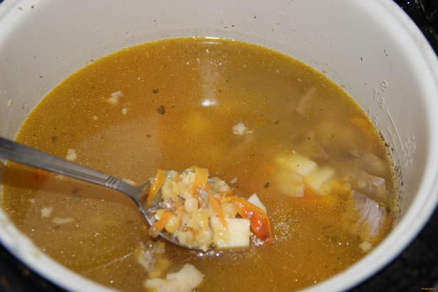 Гороховый суп на косточке рецепт с фото 8-го шага 