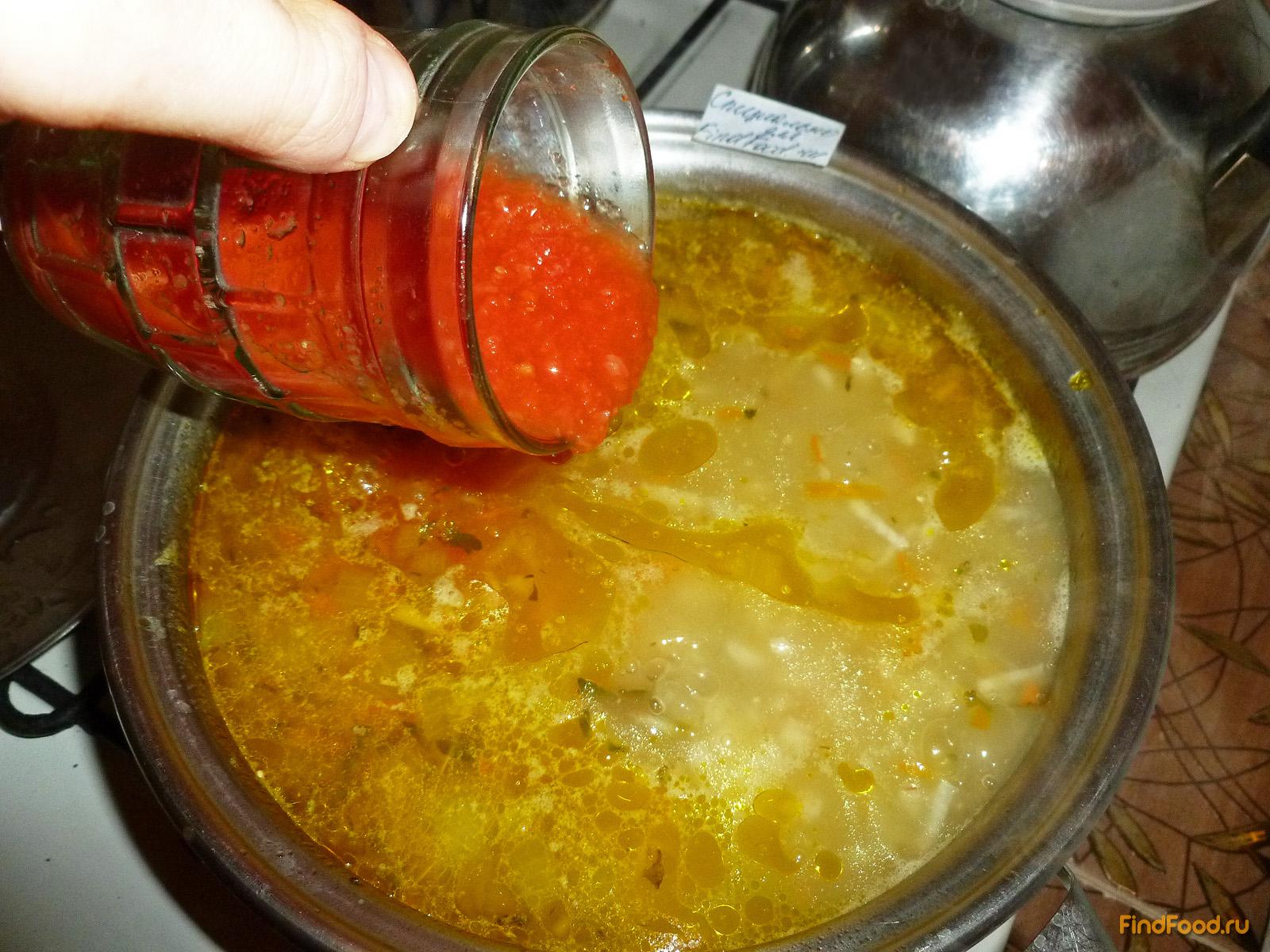 Постный рассольник с томатом и сельдереем рецепт с фото 13-го шага 