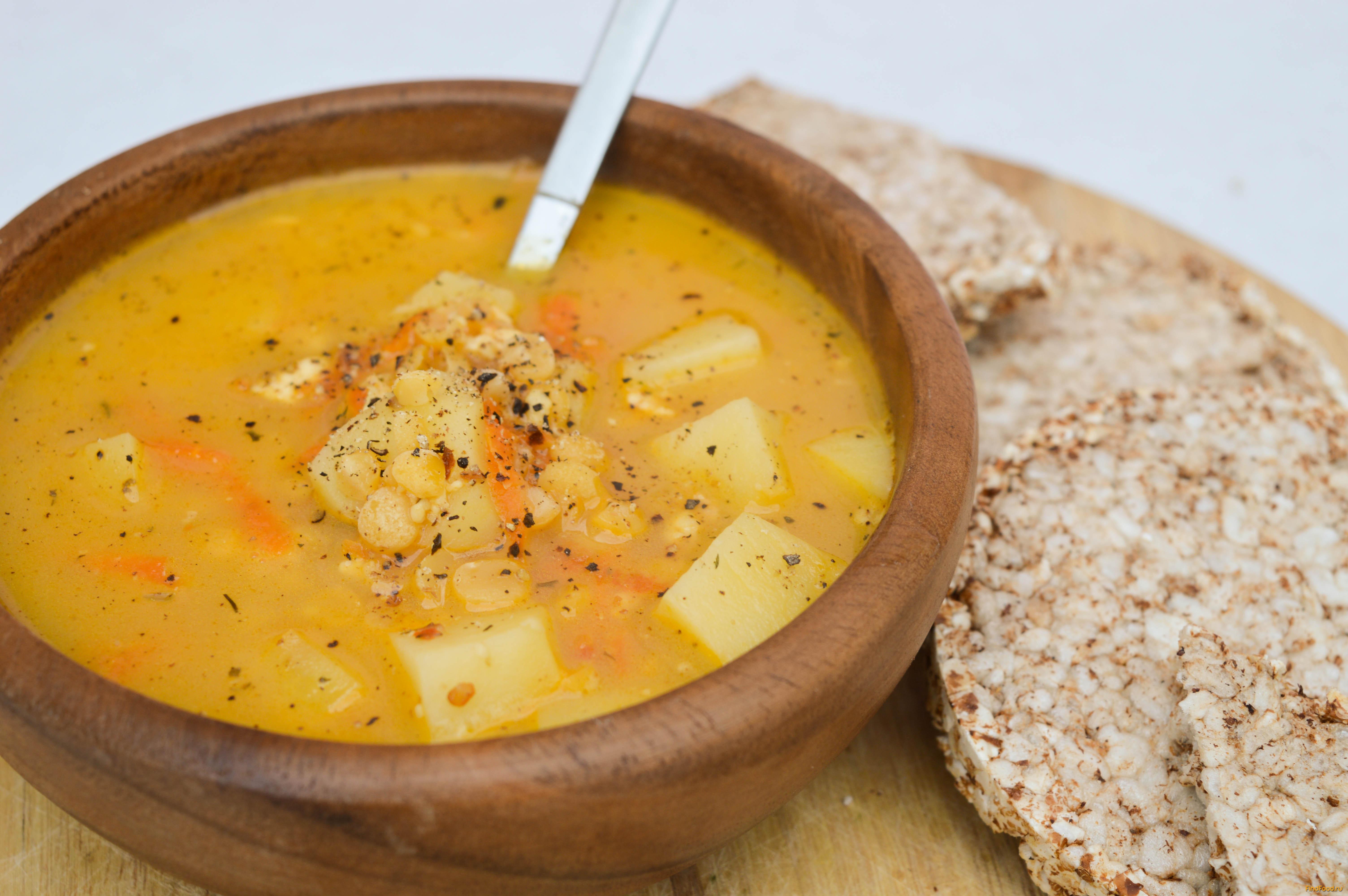 Гороховый суп с копченым сыром рецепт с фото 9-го шага 