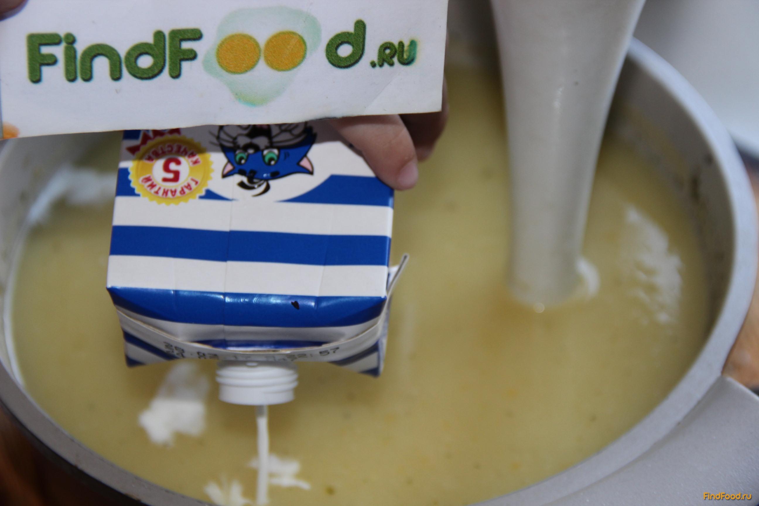 Картофельный крем-суп со сливками рецепт с фото 9-го шага 