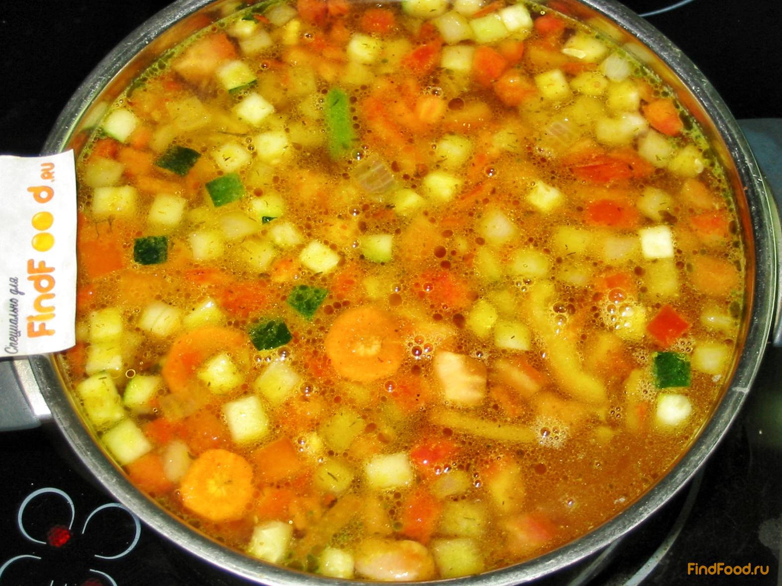 Суп из фасоли с овощами рецепт с фото 12-го шага 