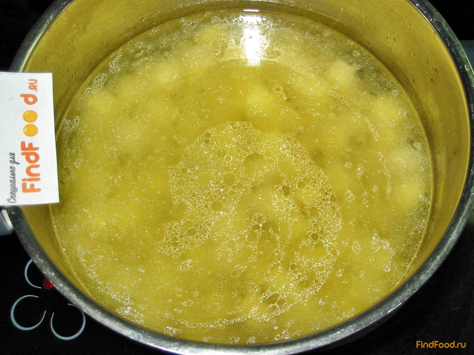 Картофельный суп на курином бульоне рецепт с фото 5-го шага 