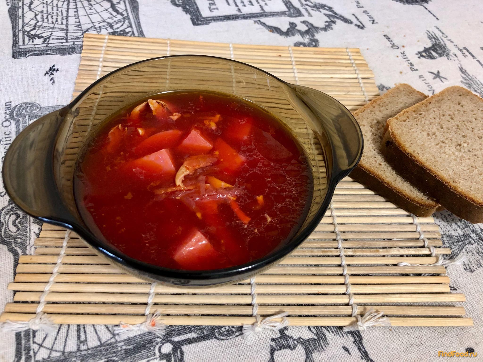 Красный куриный суп рецепт с фото 8-го шага 