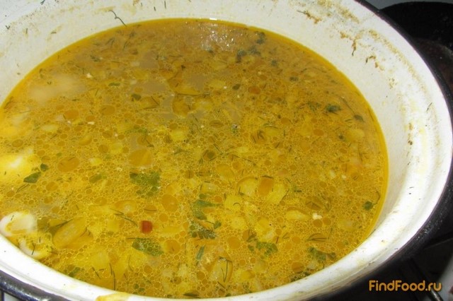 Макаронный суп с куриными сердечками рецепт с фото 7-го шага 
