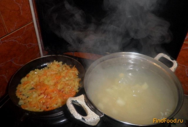 Картофельный суп с фрикадельками рецепт с фото 7-го шага 