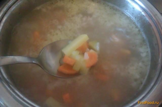 Овощной суп на курином бульоне рецепт с фото 4-го шага 