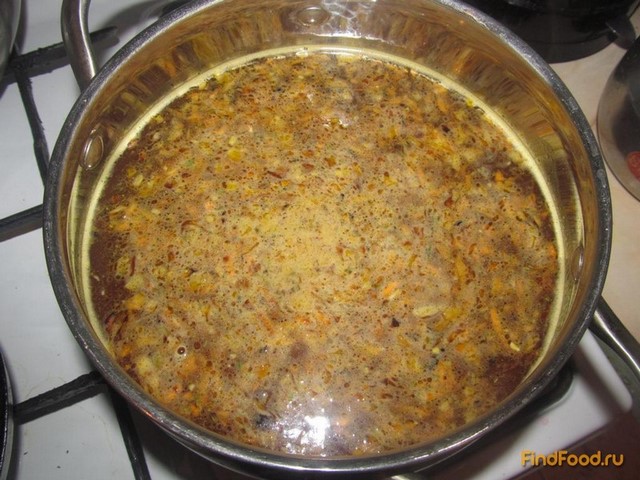 Суп грибной с фрикадельками рецепт с фото 3-го шага 