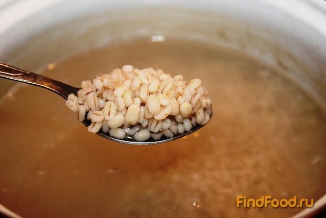 Суп с перловкой и цветной капустой рецепт с фото 2-го шага 
