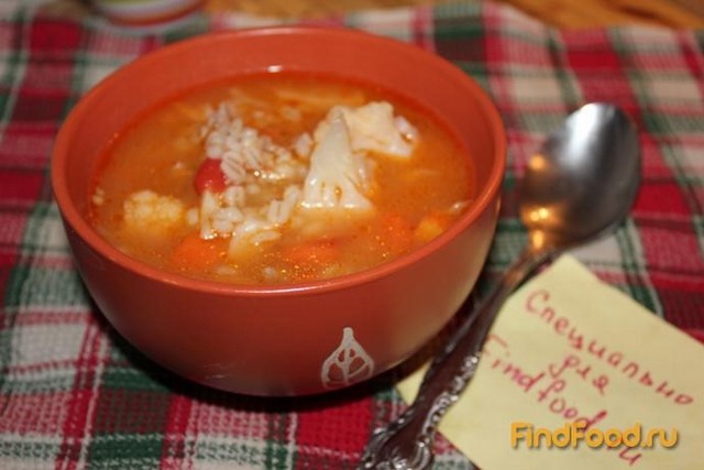 Суп с перловкой и цветной капустой рецепт с фото 8-го шага 