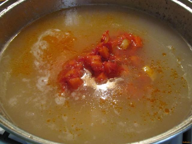 Перловый томатный суп рецепт с фото 6-го шага 