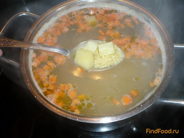 Вегетарианский суп с нори рецепт с фото 5-го шага 