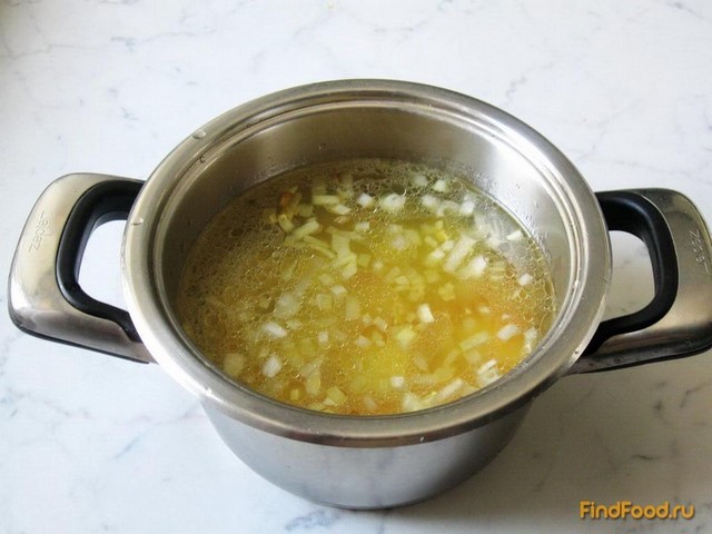 Гречневый суп с грибами рецепт с фото 3-го шага 