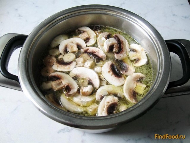 Гречневый суп с грибами рецепт с фото 6-го шага 