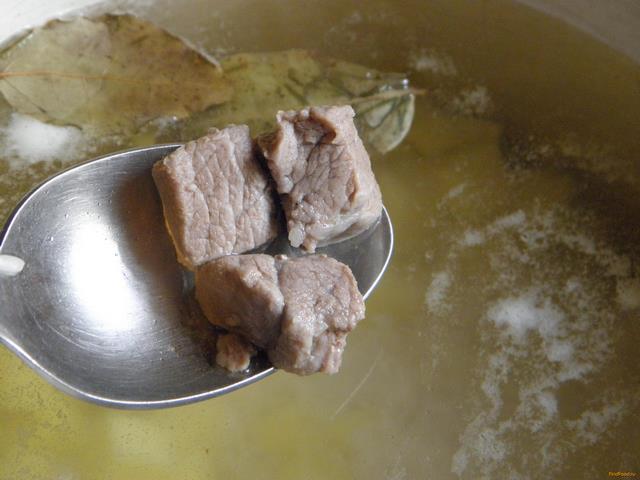 Грибной суп со щавелем рецепт с фото 7-го шага 