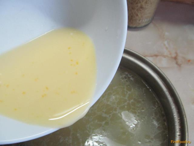 Суп на курином бульоне с жареной пастой и яйцом рецепт с фото 9-го шага 