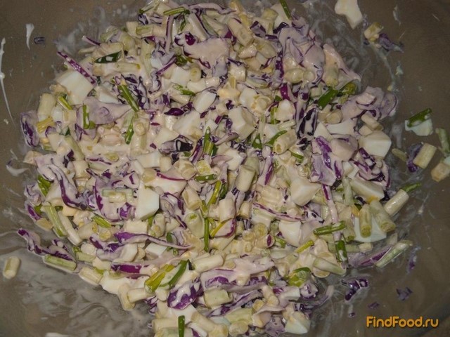 Салат с черемшой рецепт с фото 5-го шага 