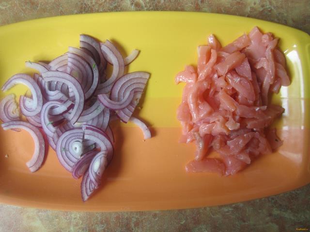 Салат с семгой рецепт с фото 3-го шага 
