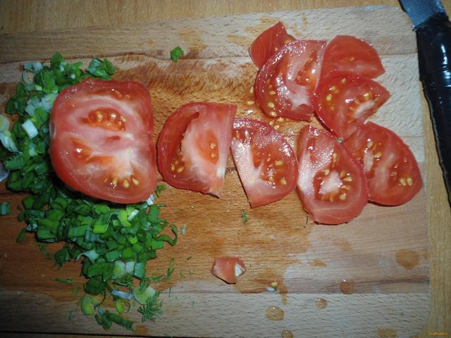 Салат с творогом и копченой курицей рецепт с фото 15-го шага 