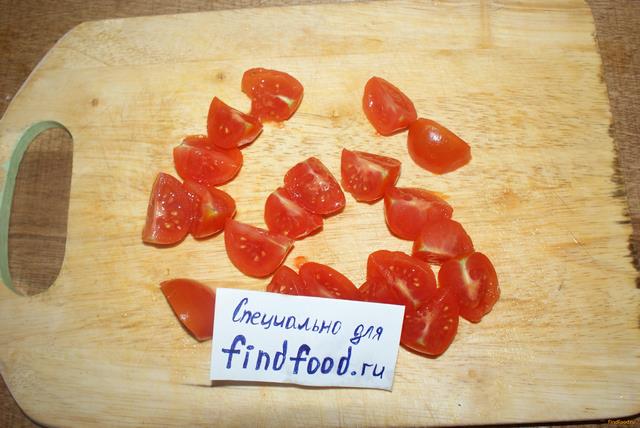 Салат с огурцами и помидорами черри рецепт с фото 3-го шага 